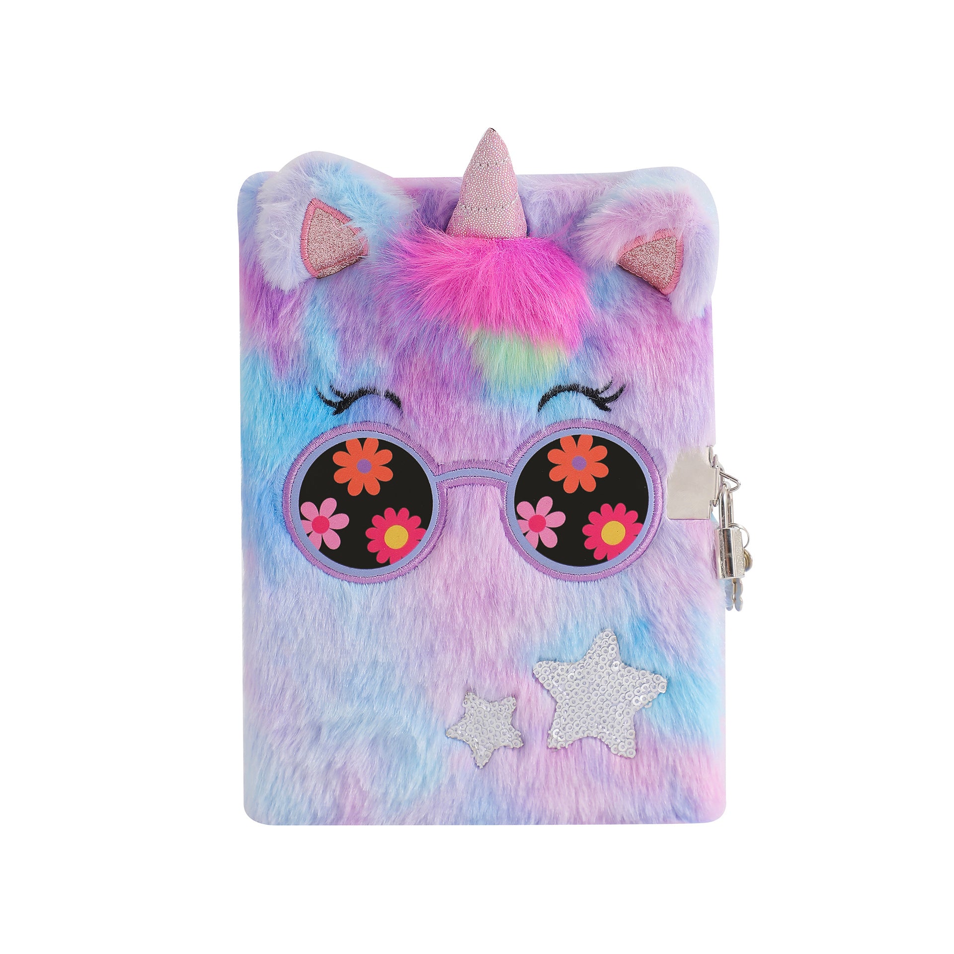 Wholesale Cartoon big-eyed unicorn plush book